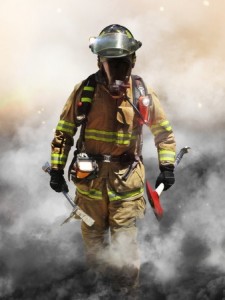 This Firefighter may need litigation support after helping to put out a fire